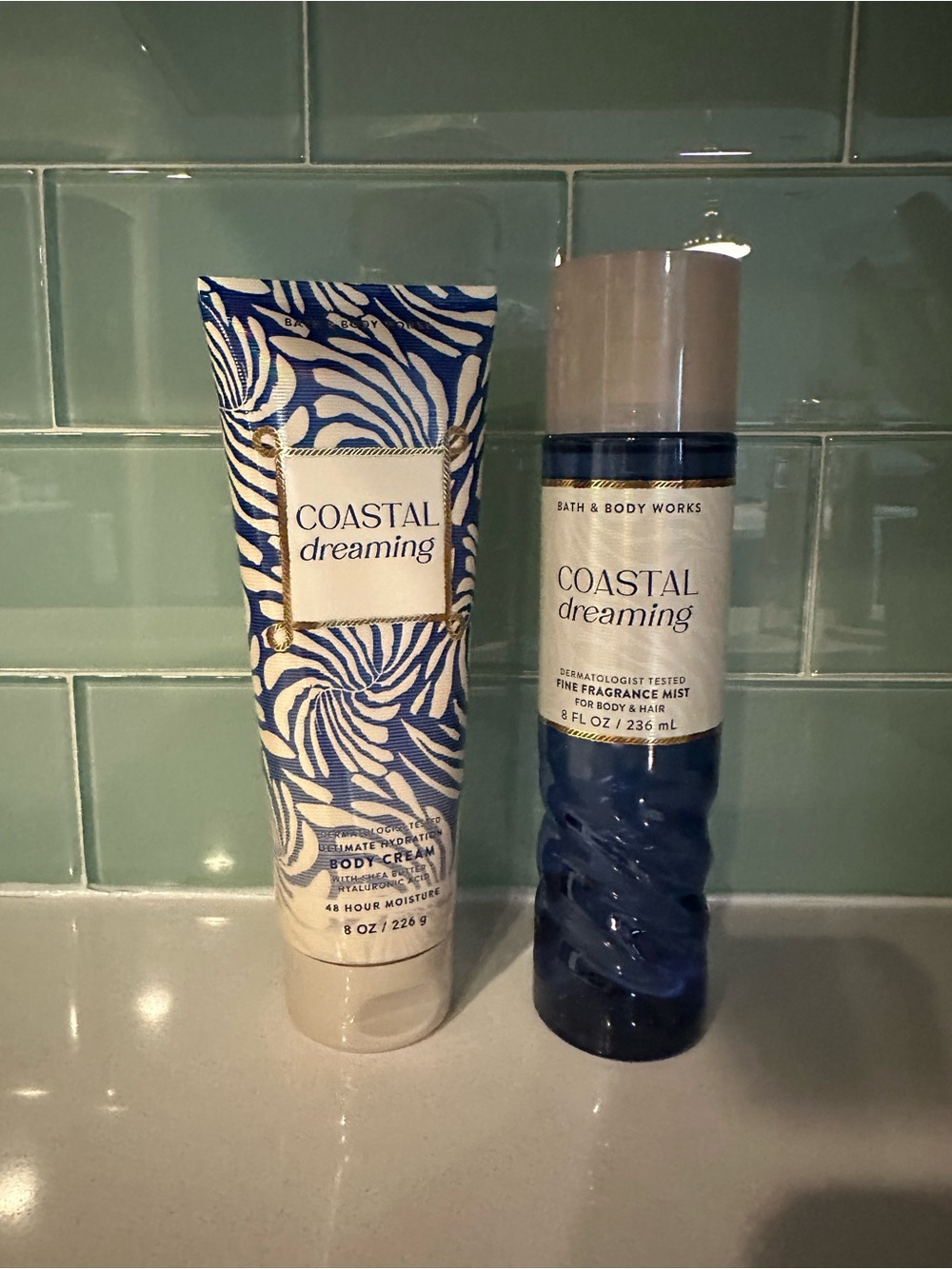 Bath & Body Works Coastal Dreaming Body Cream & Fragrance Mist